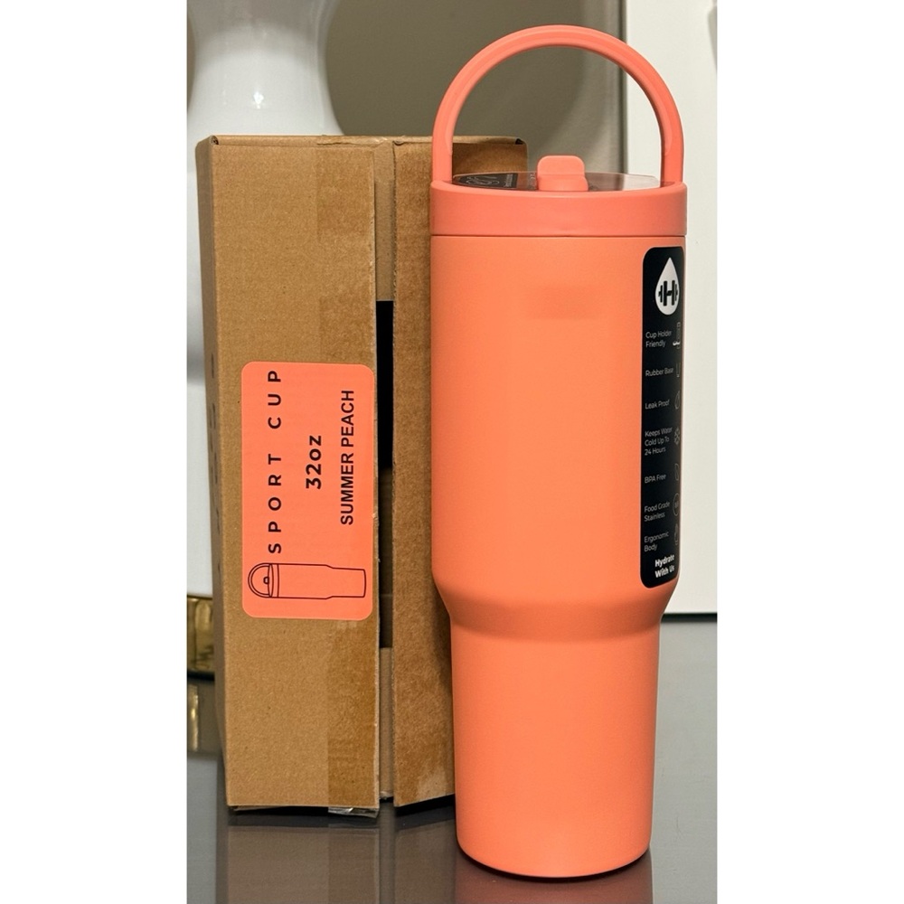 HydroJug 32oz Sport,‎ SUMMER PEACH